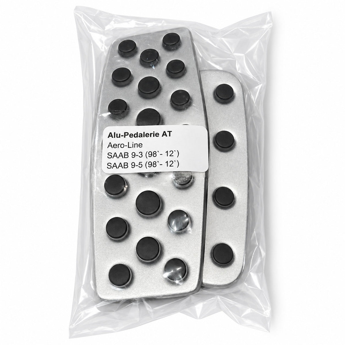 Aluminium-Pedalauflagen Automatik Saab 9-3 / 9-5 – Aero-Line