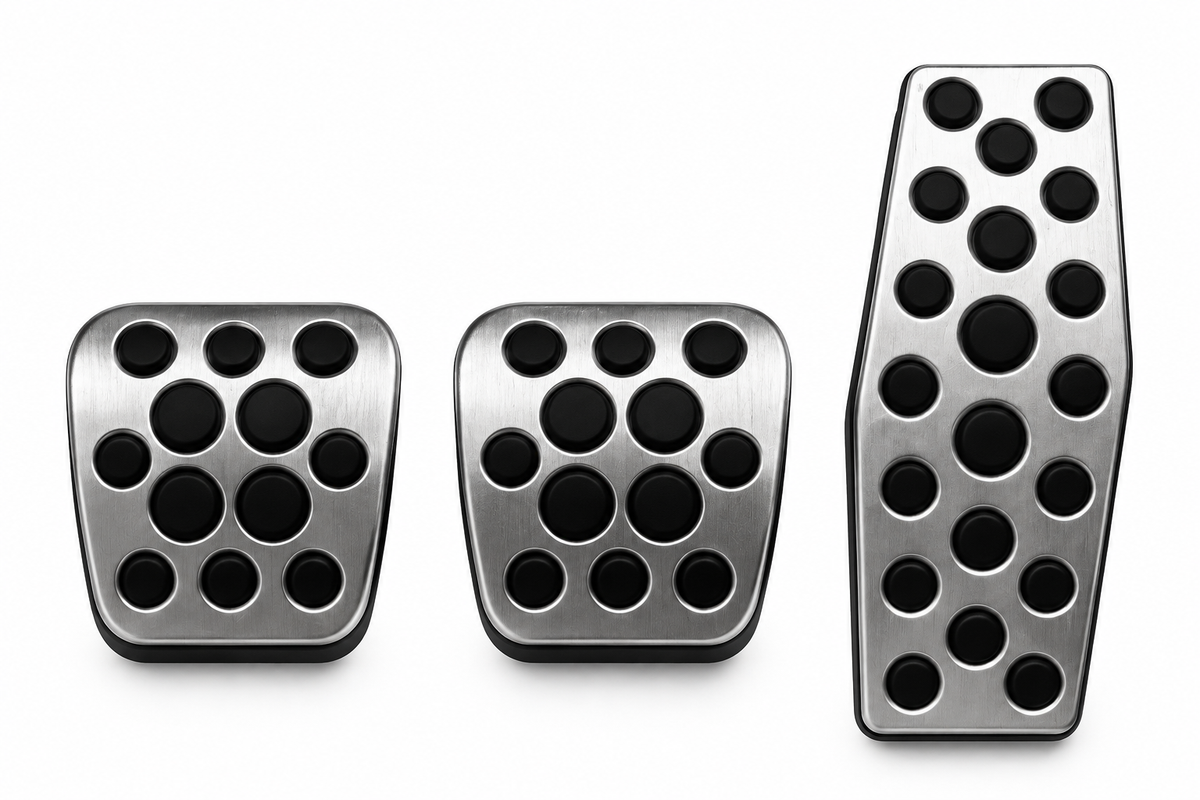 Aluminium-Pedalauflagen Handschaltung Saab 9-3 / 9-5 – Aero-Line