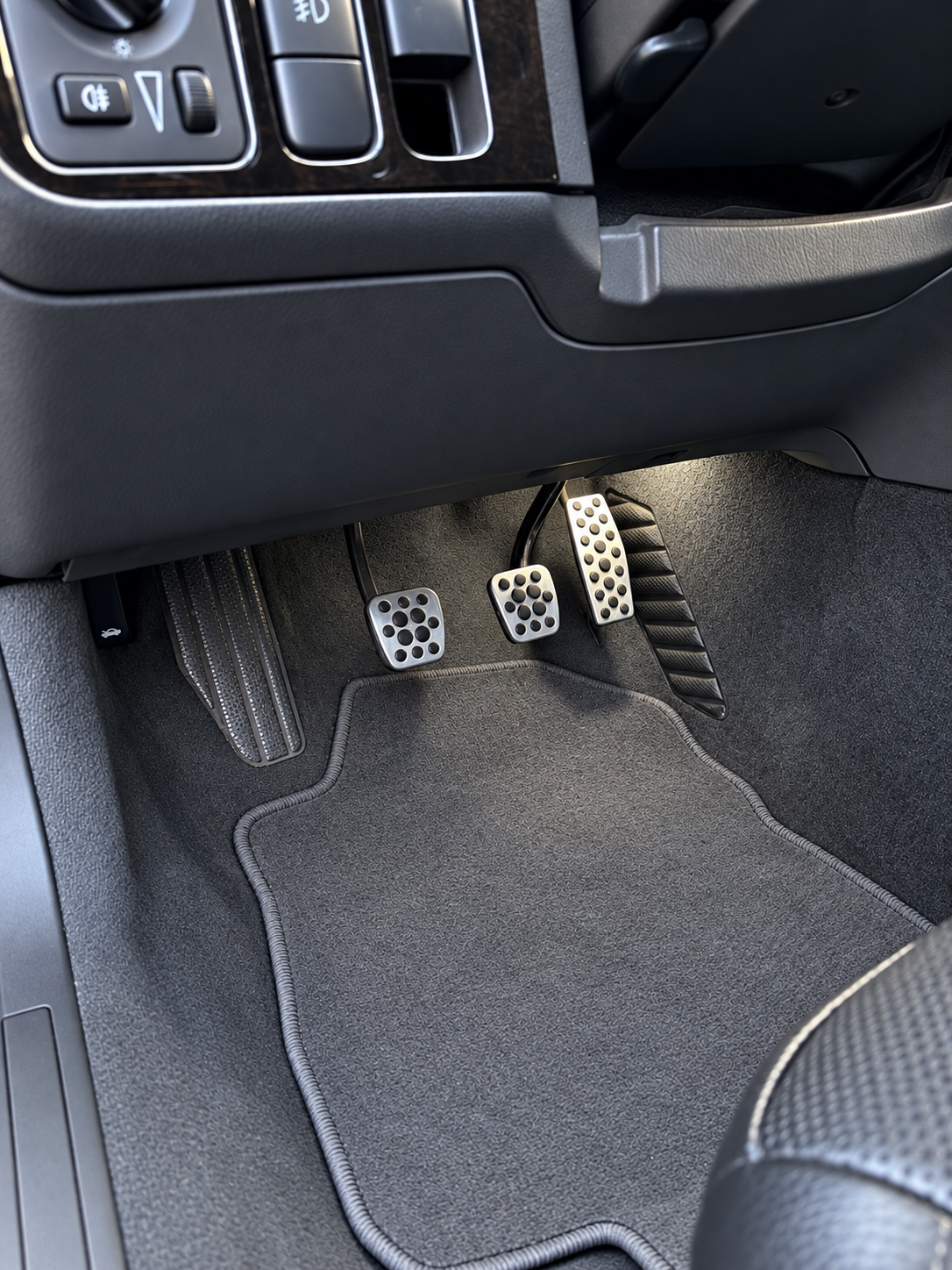 Aluminium-Pedalauflagen Handschaltung Saab 9-3 / 9-5 – Aero-Line